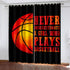 Basketball Curtains Blackout Window Drapes