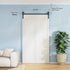 Bi-Folding Sliding Barn Door Hardware Track Kit (No Door)
