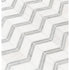 Mosaico de mármol pulido Bianco Dolomite Chevron de 30,5 x 30,5 cm, montado en malla - Colección MSI