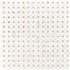 Mosaico de mármol pulido Bianco Dolomite Crema Dotty de 32,5 x 32,5 cm, montado en malla - Colección MSI