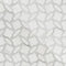 Mosaico de mármol pulido Bianco Gridwork de 30,5 x 30,5 cm, montado en malla - Colección MSI
