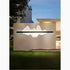 Lámpara de pared LED de diseño original impermeable para exteriores de aluminio negro para jardín