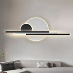 Lámpara de pared LED de aluminio impermeable para exteriores moderna negra/dorada para jardín