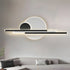 Lámpara de pared LED de aluminio impermeable para exteriores moderna negra/dorada para jardín