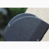 Aplique de pared LED de aluminio negro moderno e impermeable para exteriores, ideal para jardín y patio.