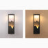 Aplique de pared impermeable de diseño original para exteriores, color negro, para jardín y patio