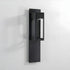 Aplique de pared LED de aluminio para exteriores, resistente al agua, color negro y bronce, con sensor de movimiento