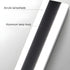 Lámpara de pared LED impermeable para exteriores negra con modelo de control por aplicación