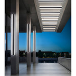 Lámpara de pared LED impermeable para exteriores negra con modelo de control por aplicación