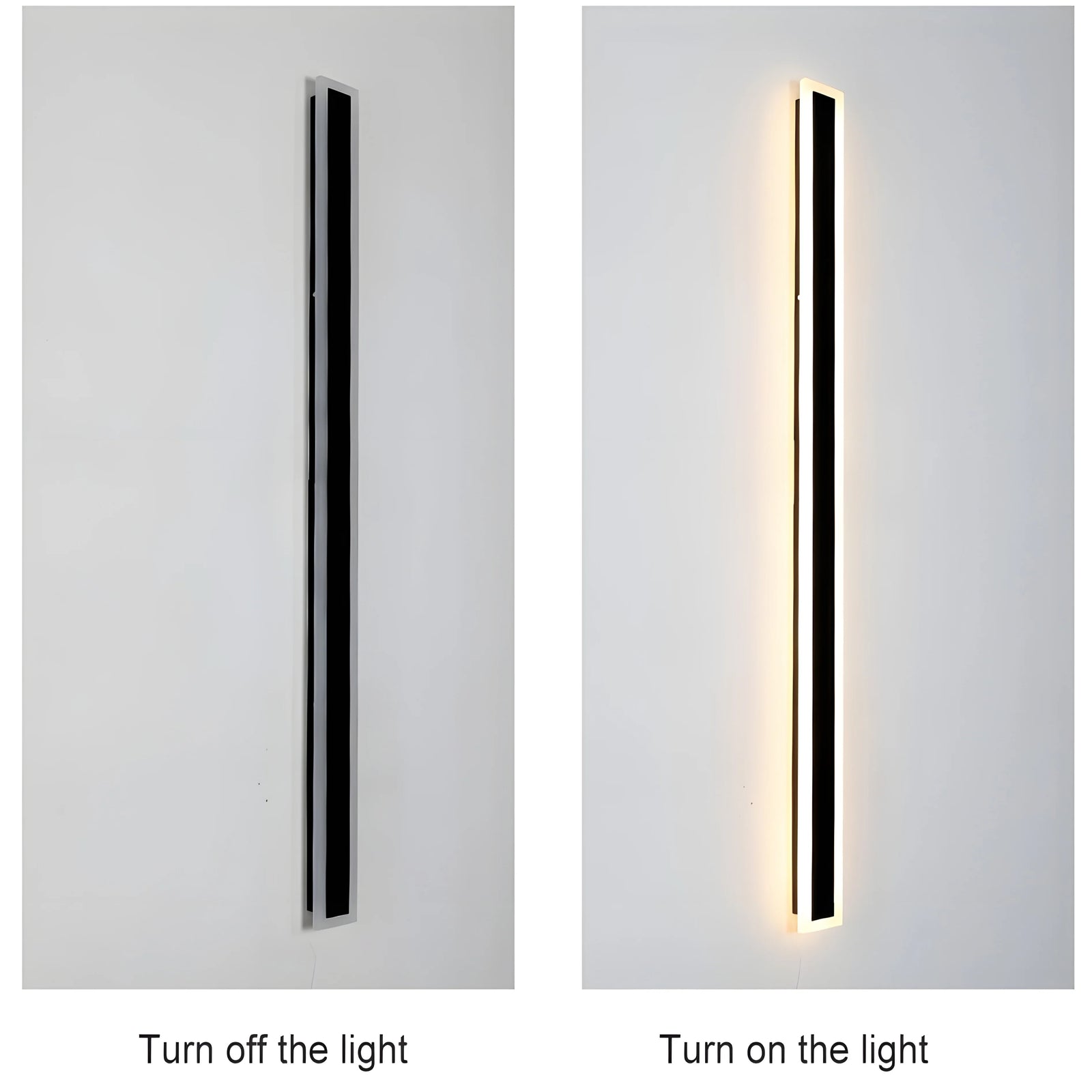 Lámpara de pared LED de aluminio alta, resistente al agua, para exteriores, color negro, blanco y dorado, para jardín