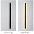 Lámpara de pared LED de aluminio alta, resistente al agua, para exteriores, color negro, blanco y dorado, para jardín