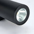 Lámpara de pared LED de aluminio para exteriores, resistente al agua, color negro, para jardín y porche