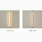 Lámpara de pared LED larga impermeable para exteriores, color negro y dorado, para jardín, villa y porche