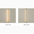 Lámpara de pared LED larga impermeable para exteriores, color negro y dorado, para jardín, villa y porche