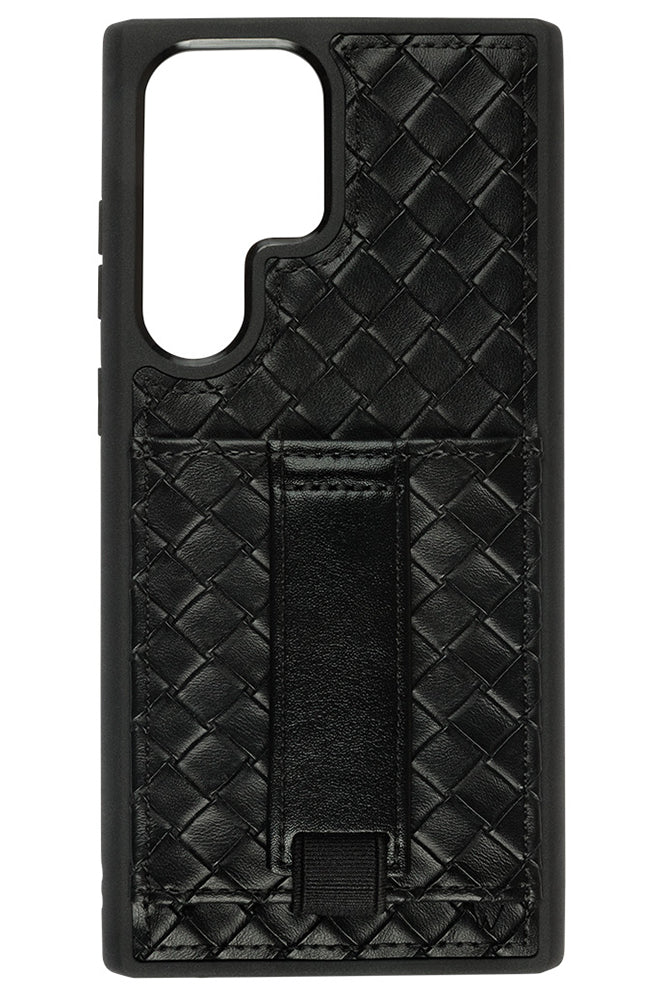 Black Weave Phone Case