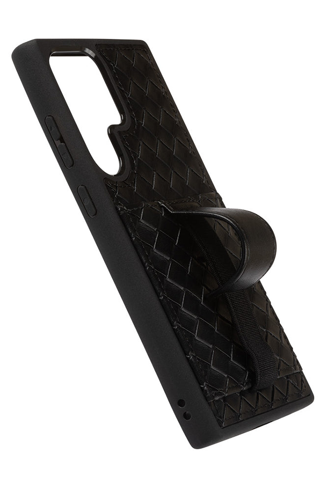 Black Weave Phone Case