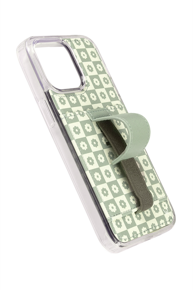 Blooming Check Phone Case