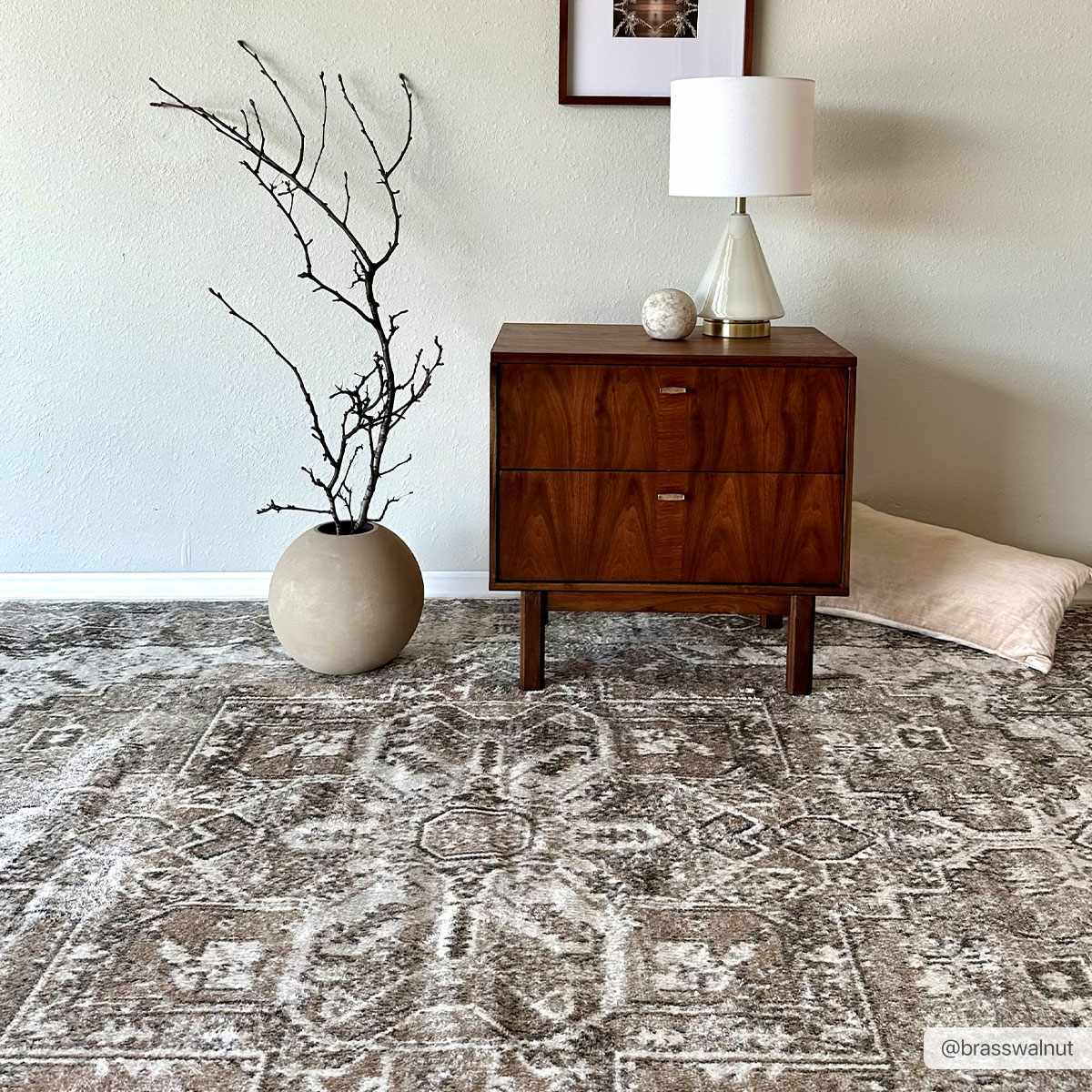 Alfombra lavable de pelo plano Hera