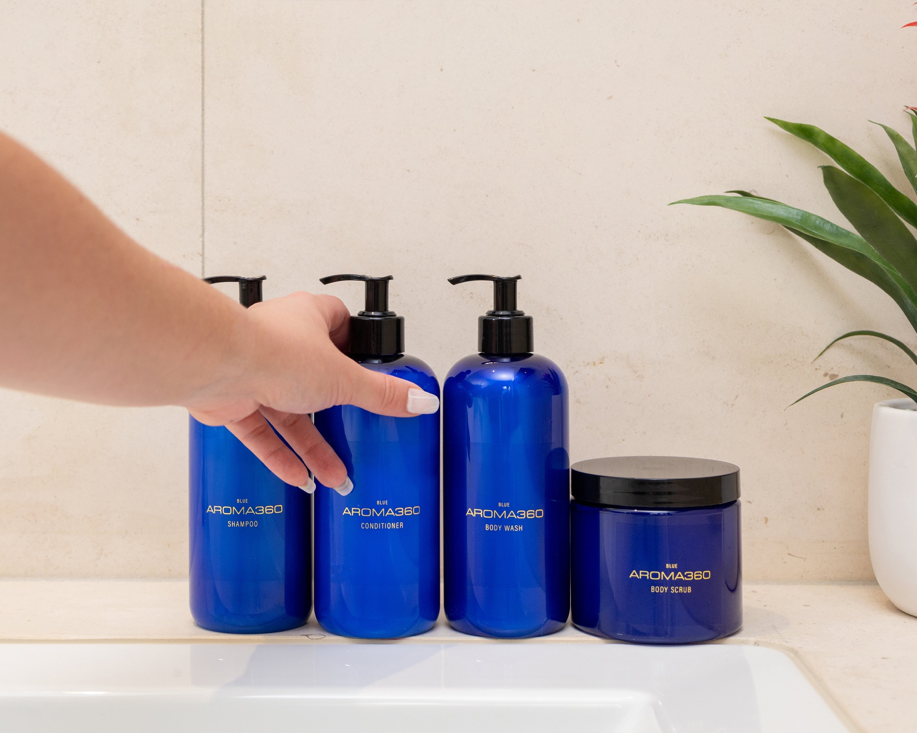 Blue Hair Conditioner Pure Luxury Fragrance
