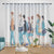 Blue Box Curtains Blackout Window Drapes Room Decoration