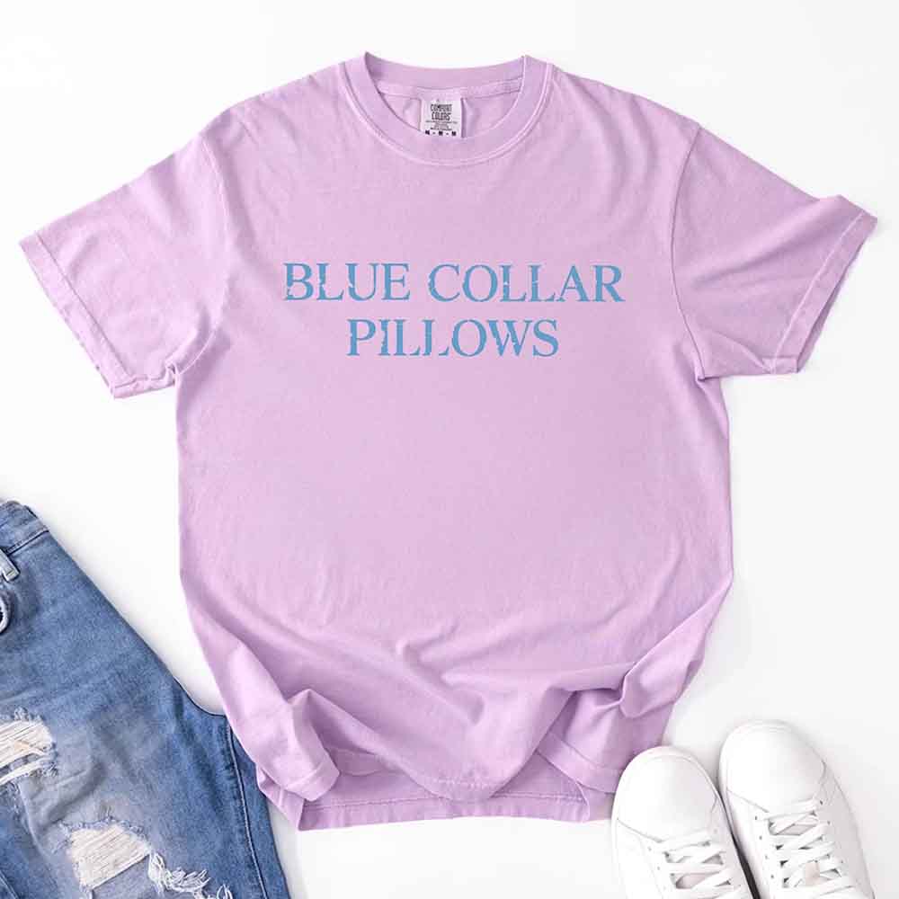 Blue Collar Wife or Girlfriend Tee – Funny Comfort Colors-Inspired Shirt for Women