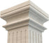 Botticino Beige Marble Italian Hand-carved Column (W)20" (L)20" (H)95"