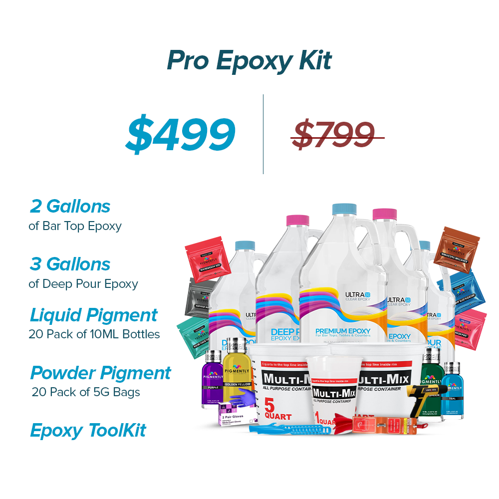UltraClear Epoxy Bar And Table Top Epoxy Kits