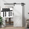Bypass Sliding Barn Door Hardware Kit Basic J Pulley (No Door)