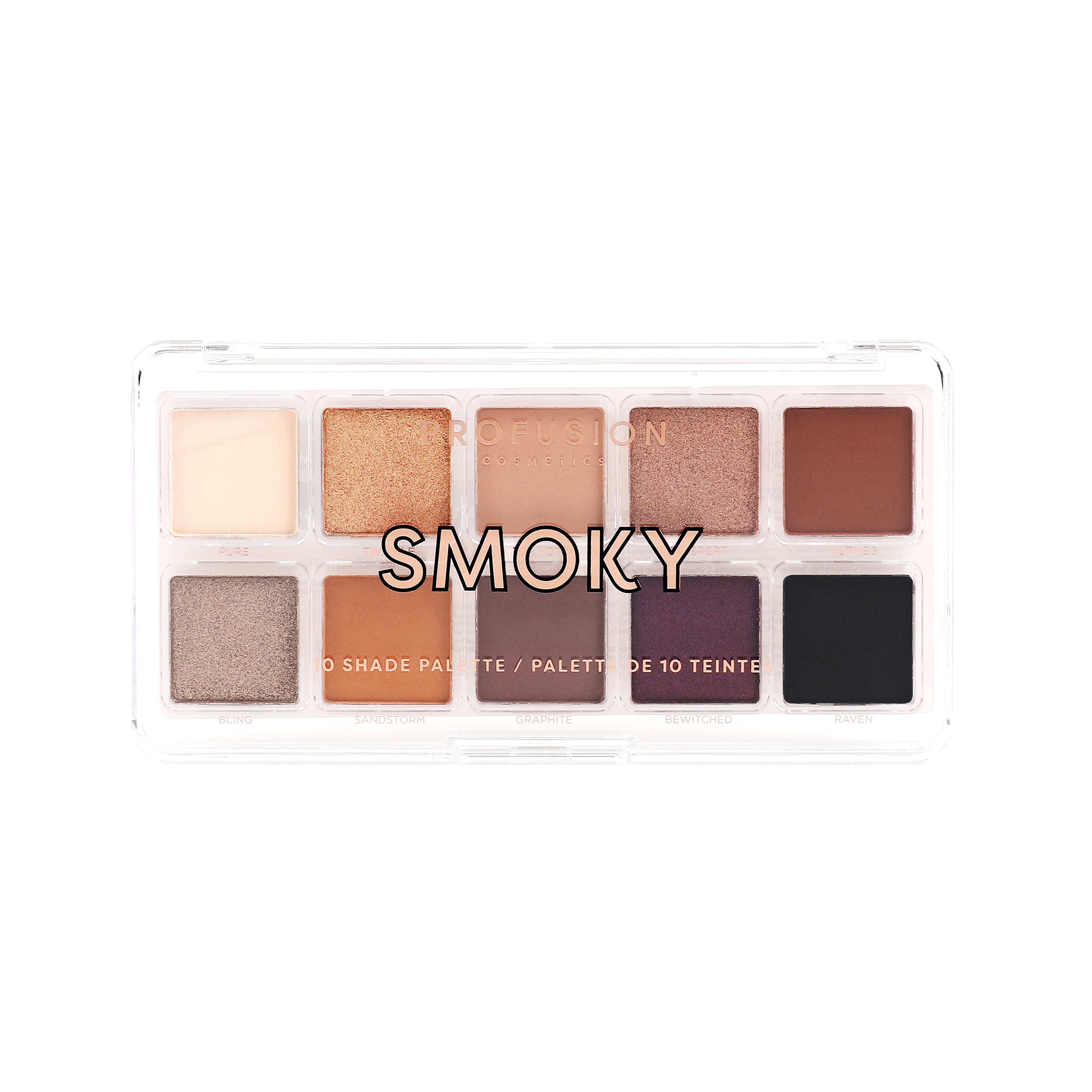 Paleta de 10 tonos Essentials – Ahumado