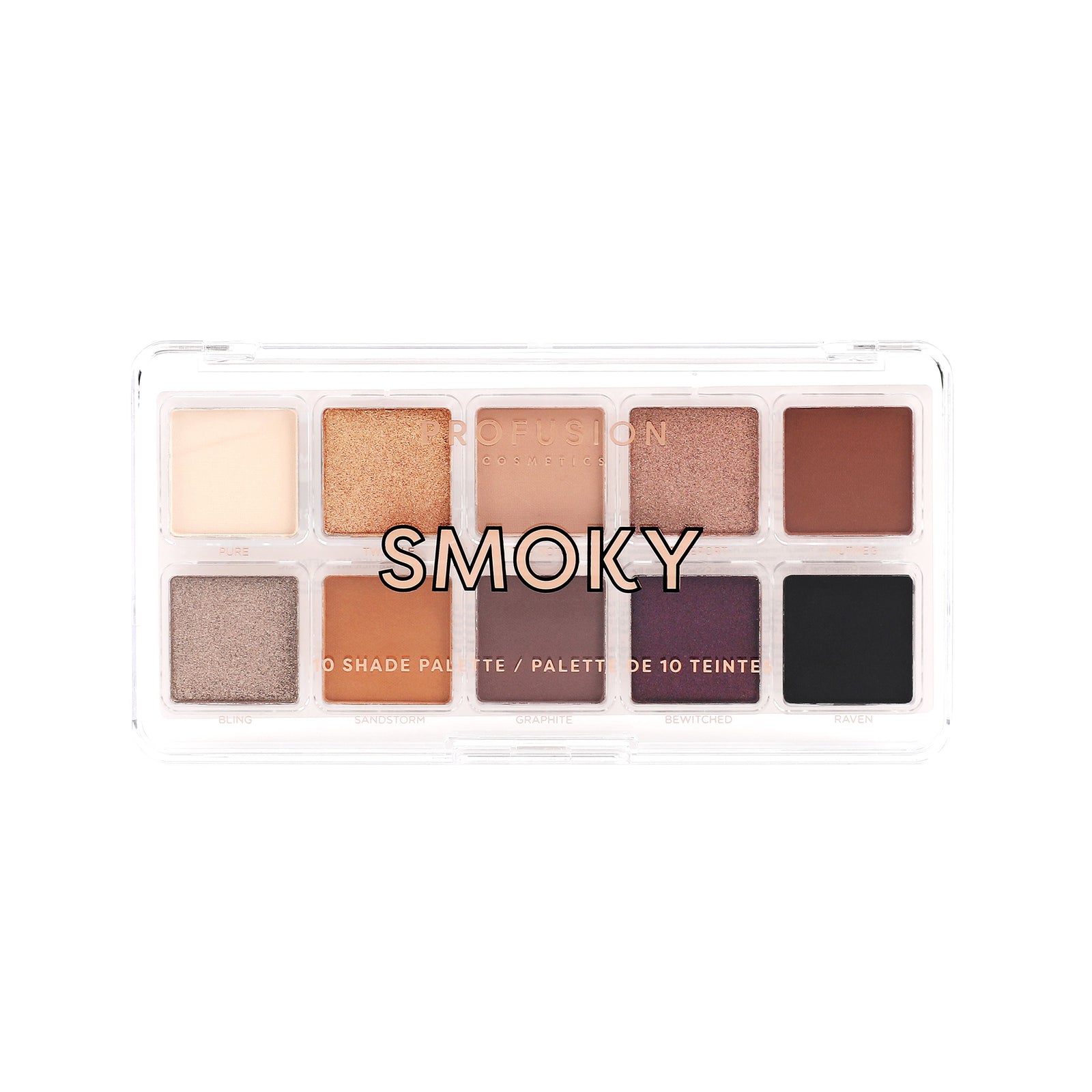 Paleta de 10 tonos Essentials – Ahumado