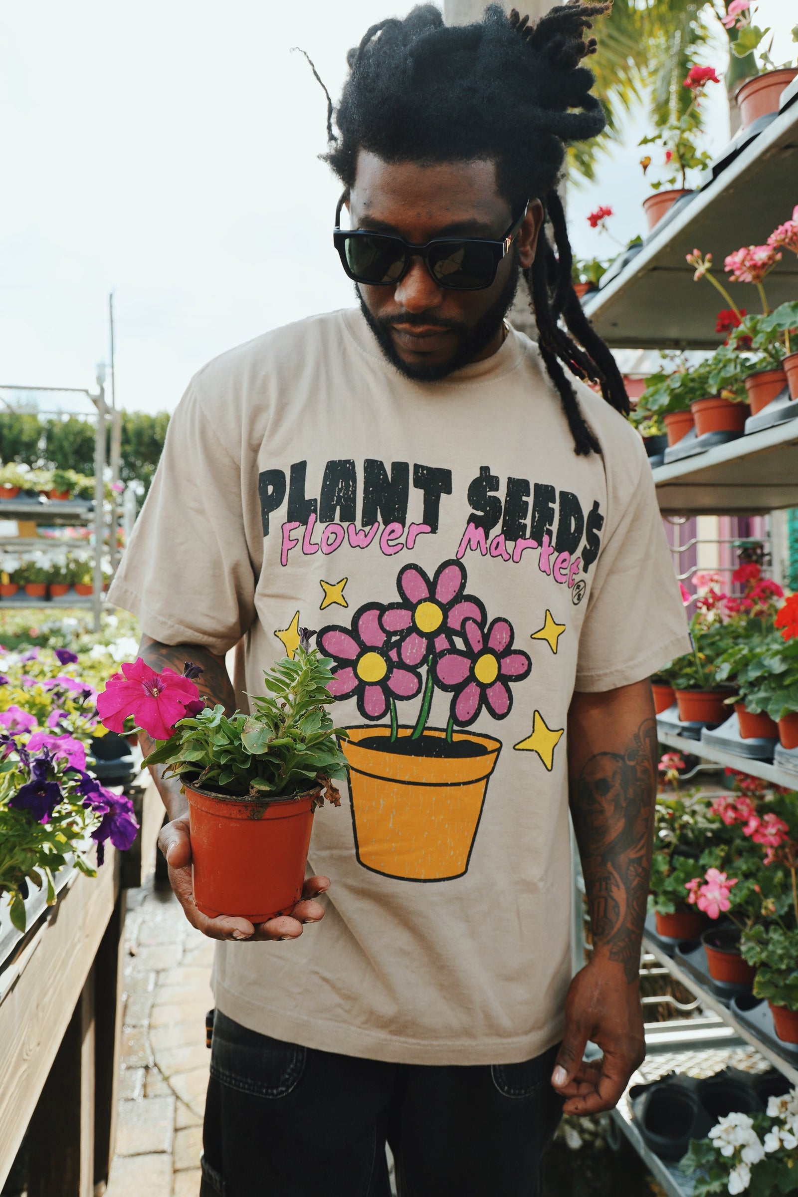 Flower Market T Shirt