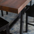 Juego de comedor Meridian de 7 piezas estilo granja