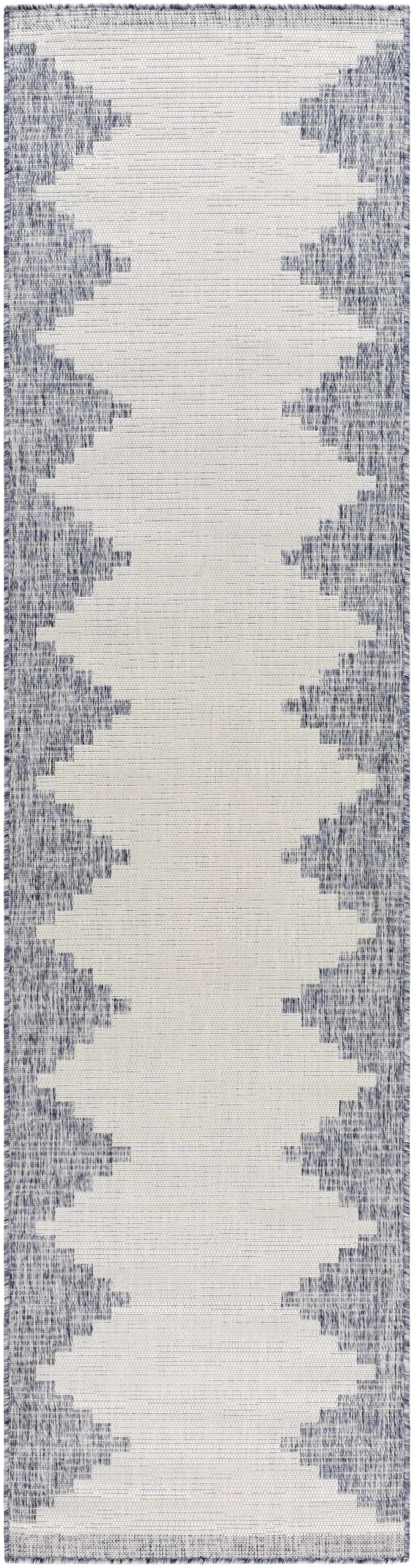 Alfombra de exterior azul Djugun