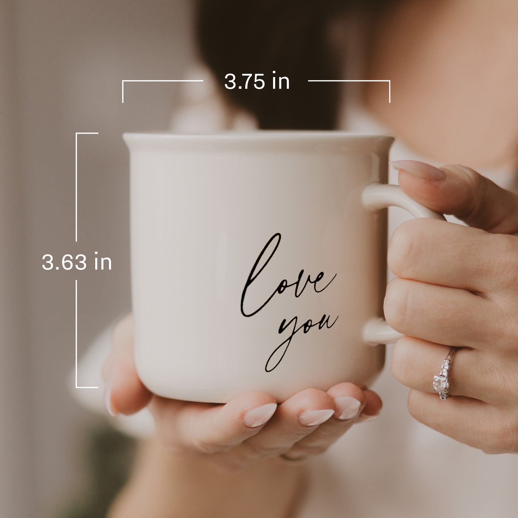 Taza de café verde Plant Lady de 325 ml