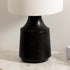 Canayan Black and Natural Resin Table Lamp