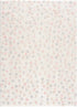 Alfombra con lunares en color rosa y crema de Cansu