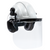 Cap-Style Hard Hat Kit with Mountable Earmuffs and Hi-Transparency Face Shield