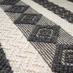 Alfombra de lana en blanco y negro Whittington - Ofertas