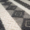 Alfombra de lana en blanco y negro Whittington - Ofertas