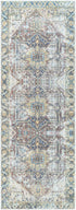 Alfombra desgastada lavable de Catigpian azul - Liquidación