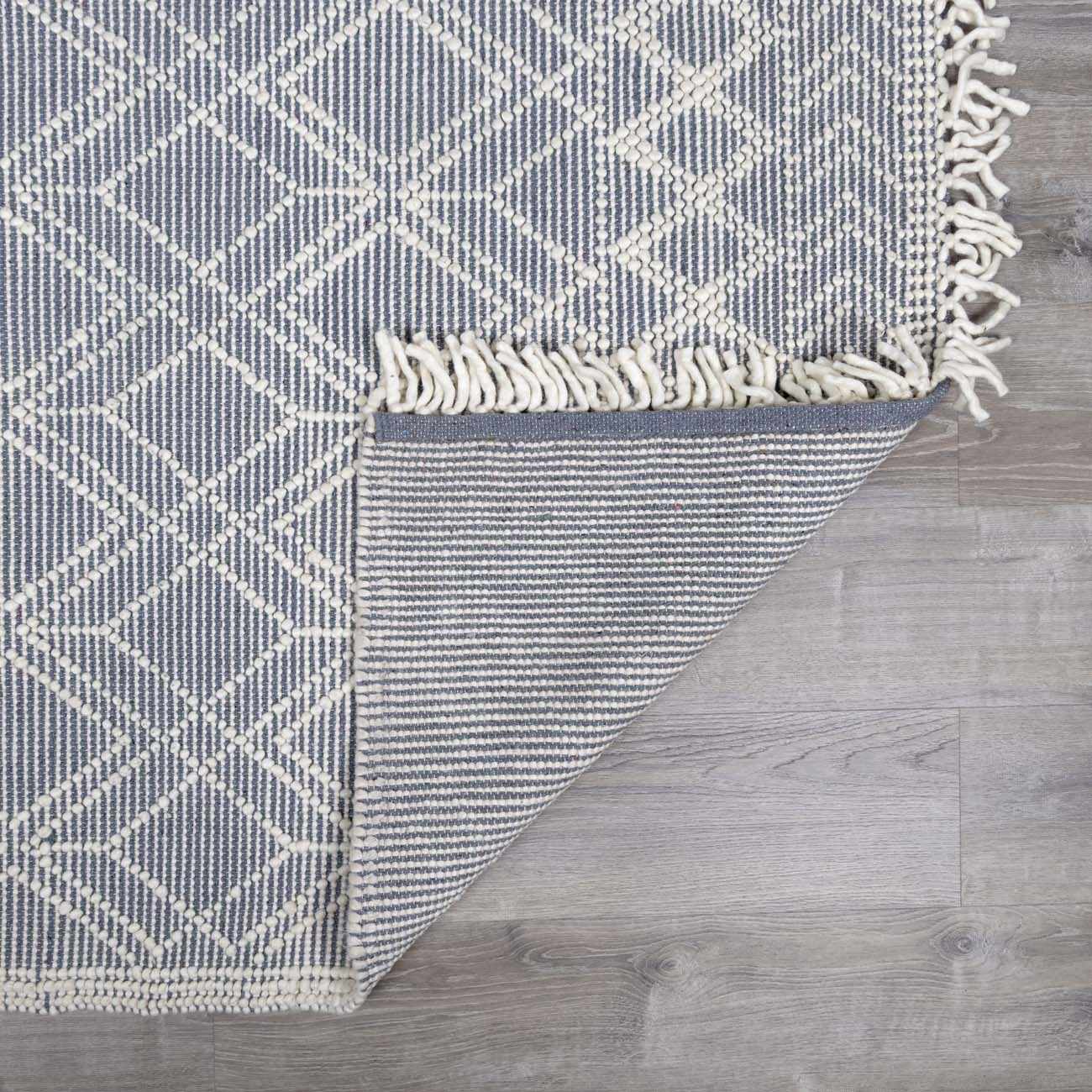 Alfombra de lana azul denim de Ramsbury