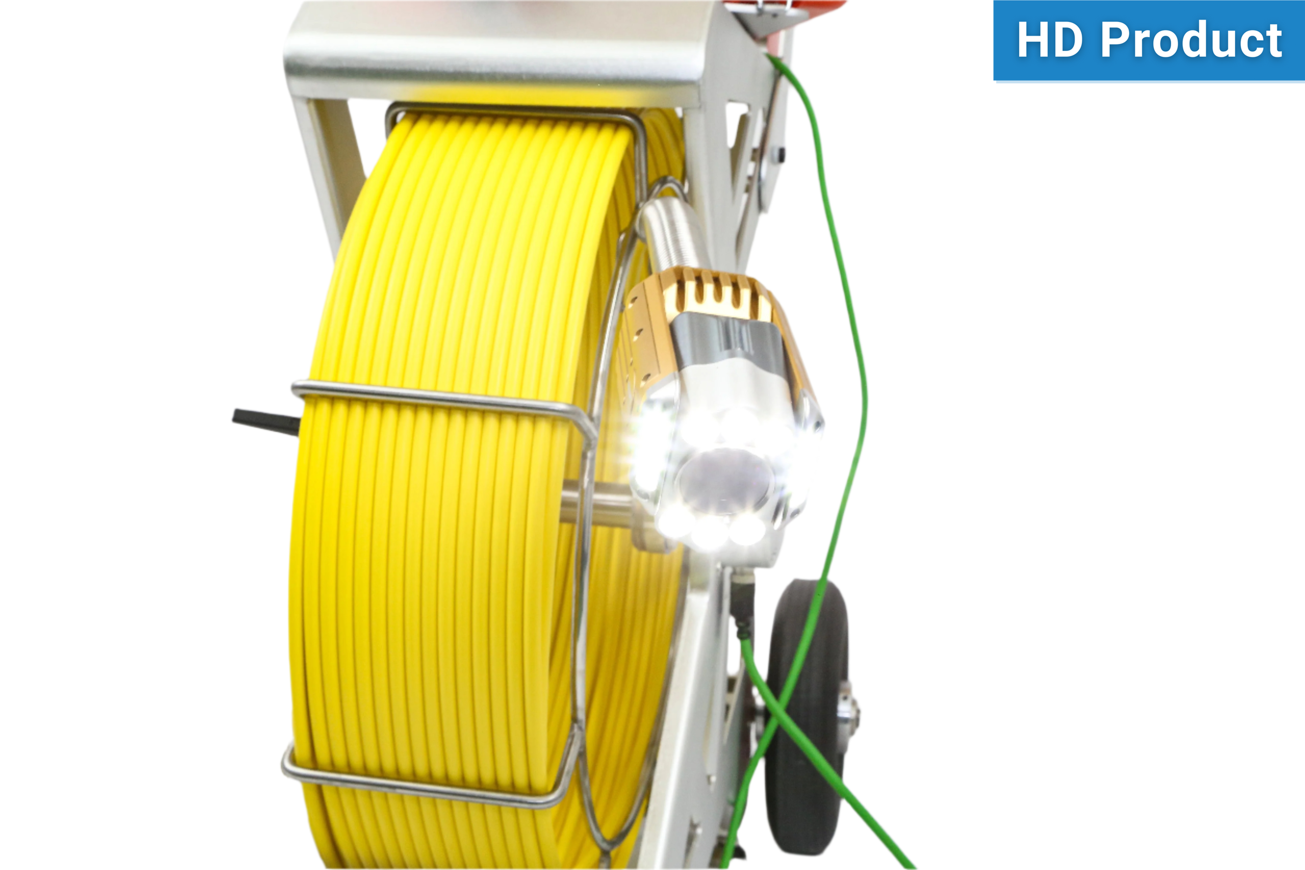 Mid Range HD 200 FT Stand Cable & Self Leveling/Pan-Tilt-Zoom Camera Head Only (No Control Station)