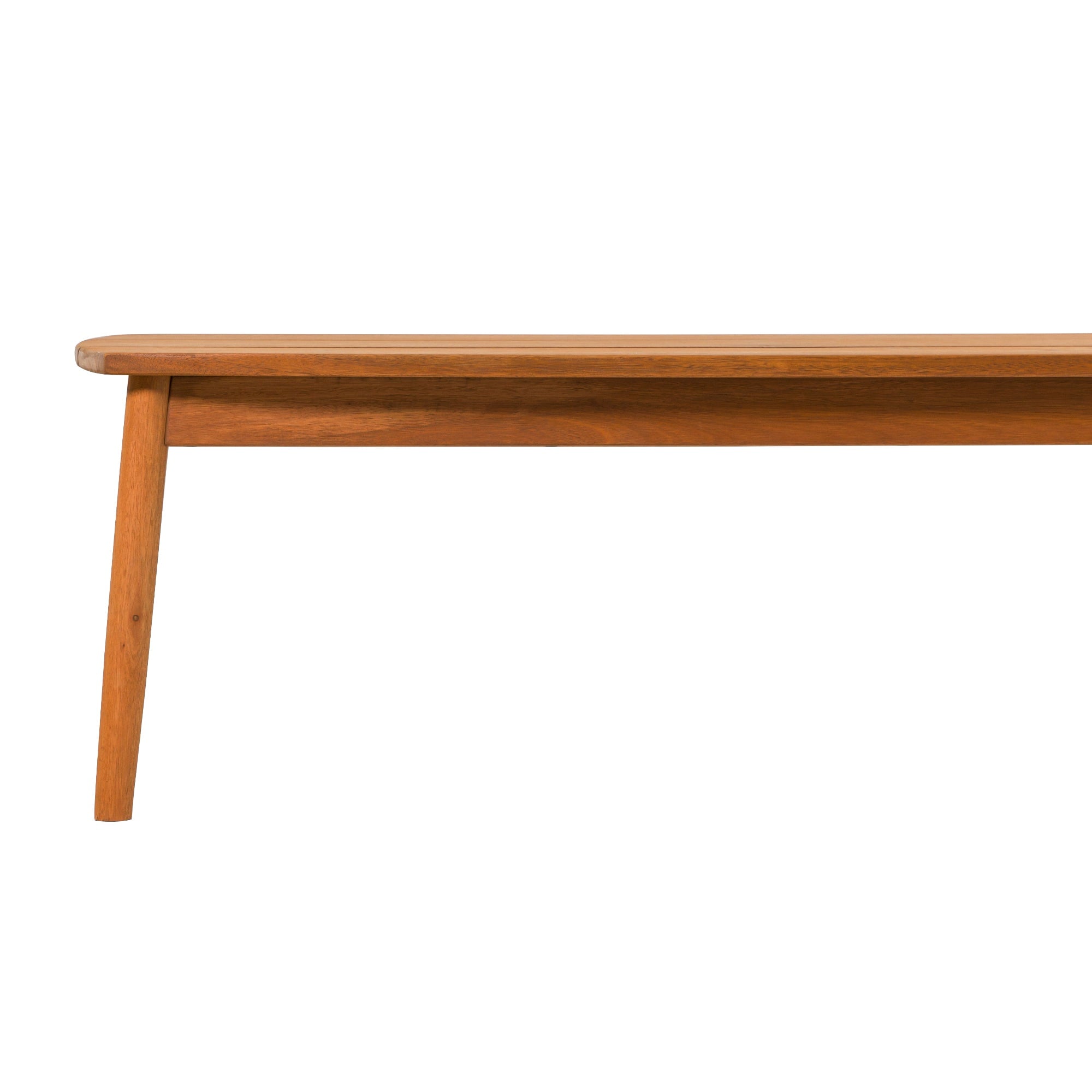 Mesa de centro moderna de madera maciza para patio Circa
