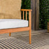 Sillón de patio con husillo de madera maciza moderno Circa