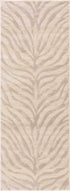 Alfombra con estampado de cebra de Manteca en color beige