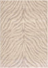 Alfombra con estampado de cebra de Manteca en color beige