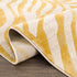 Alfombra con estampado de cebra en amarillo Terra - Liquidación