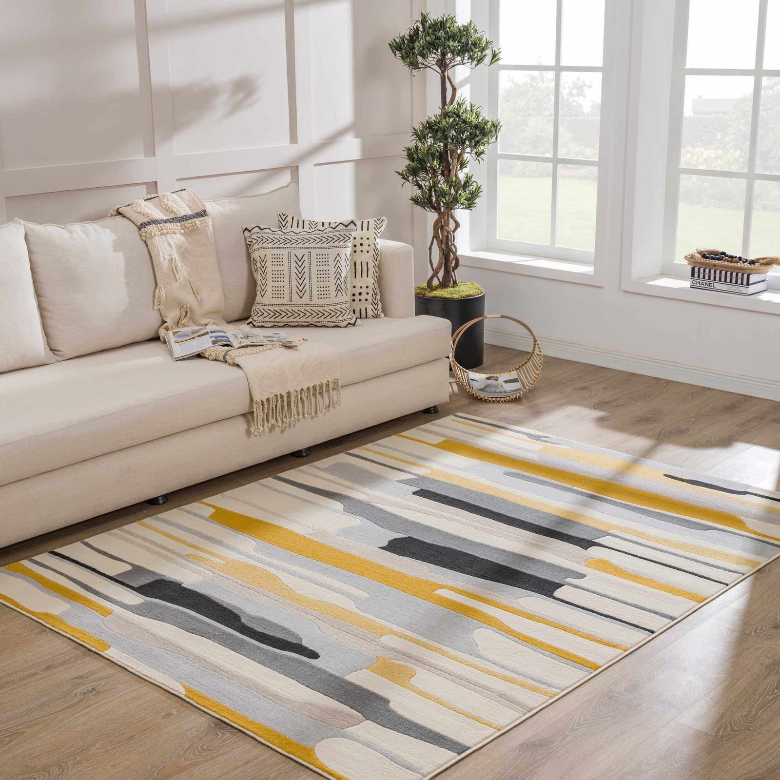 Alfombra color mostaza de Southfields