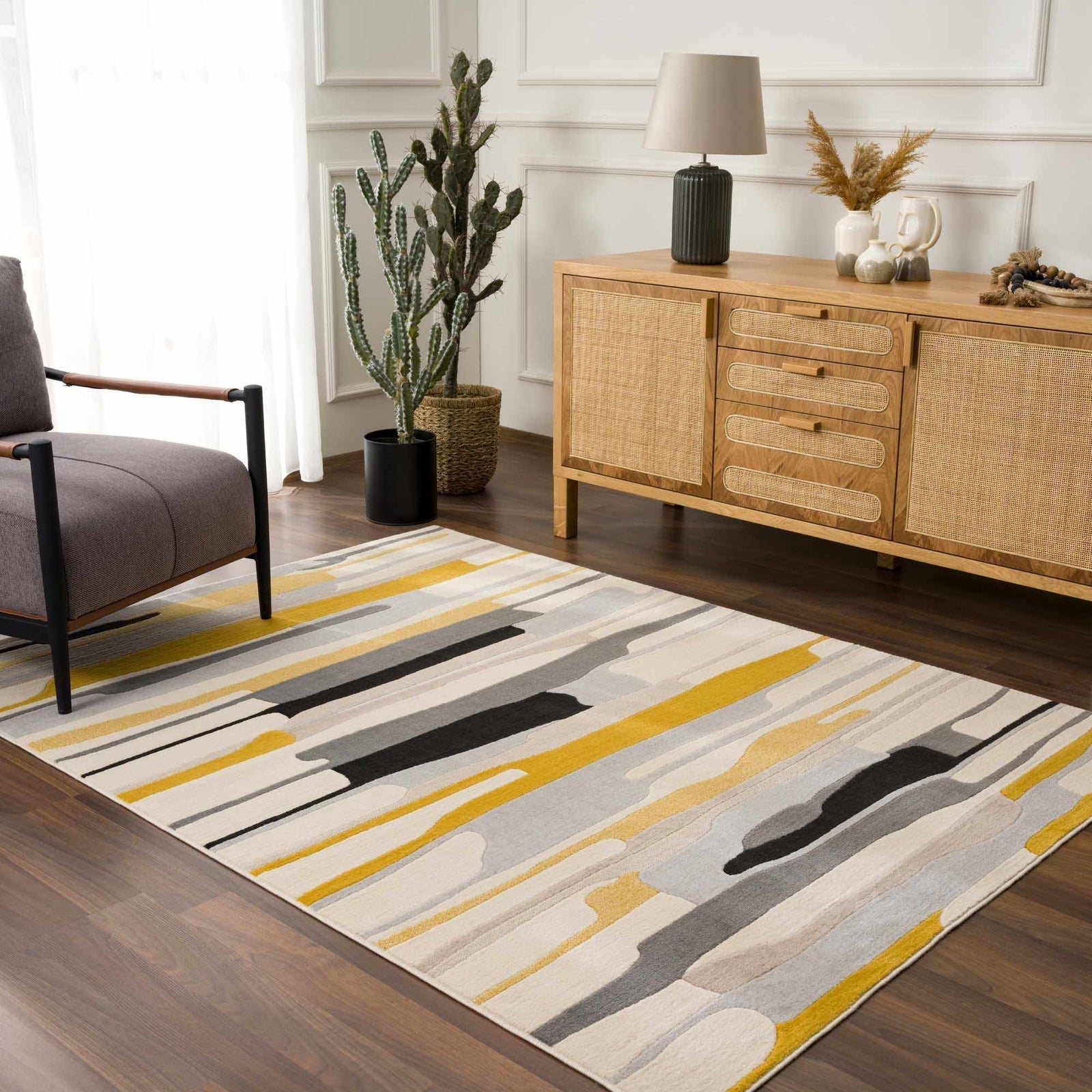 Alfombra color mostaza de Southfields