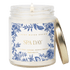 Spa Day Soy Patterned Candle - Clear Jar - 9 oz